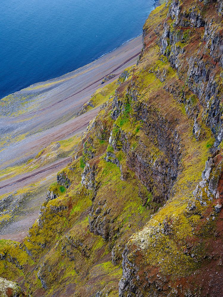 Iceland. View from Bolafjall near Bolungarvik during autumn. art print by Martin Zwick for $57.95 CAD