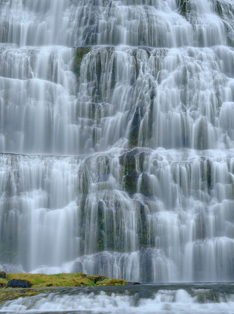 Iceland. Waterfall Dynjandi in Borgarfjordur during autumn. art print by Martin Zwick for $57.95 CAD