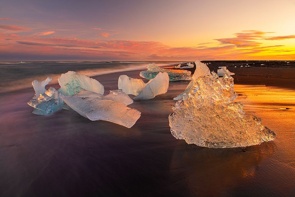 Diamond Beach on the southeast coast of Iceland art print by Steve Mohlenkamp for $57.95 CAD