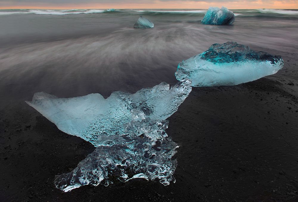 Diamond Beach on the southeast coast of Iceland art print by Steve Mohlenkamp for $57.95 CAD