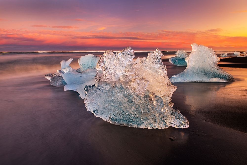 Diamond Beach on the southeast coast of Iceland art print by Steve Mohlenkamp for $57.95 CAD