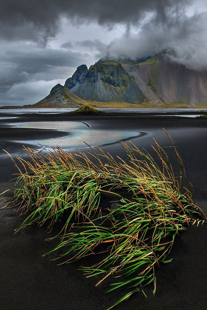 Vestrahorn beach near Hofn in the southeast of Iceland art print by Steve Mohlenkamp for $57.95 CAD