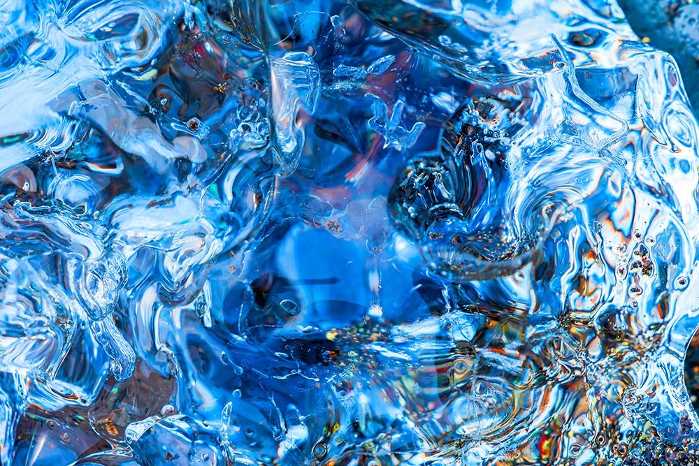 Abstract ice patterns background Diamond Beach Jokulsarlon Glacier Lagoon Vatnajokull National Park art print by William Perry for $57.95 CAD