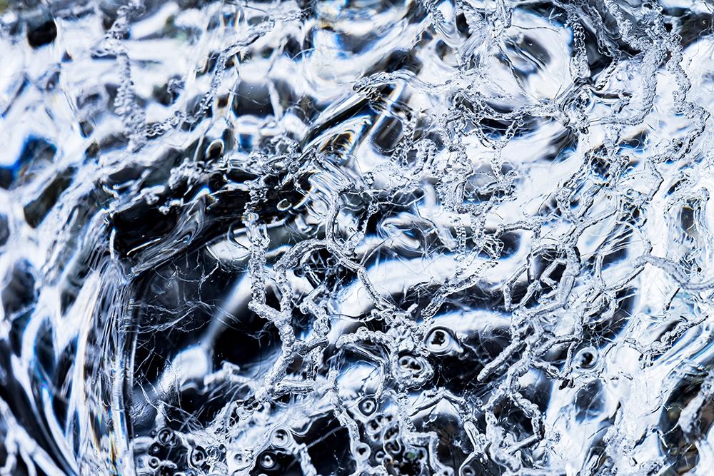 Abstract ice patterns background Diamond Beach Jokulsarlon Glacier Lagoon Vatnajokull National Park art print by William Perry for $57.95 CAD