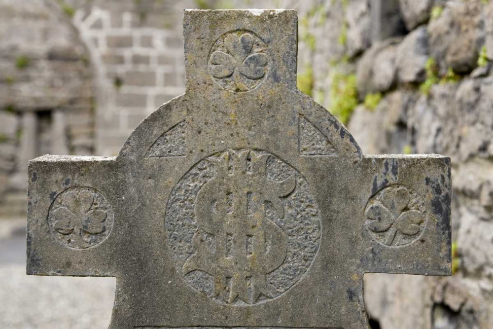 Ireland, Murrisk Celtic Cross at Murrisk Abbey art print by Wendy Kaveney for $57.95 CAD