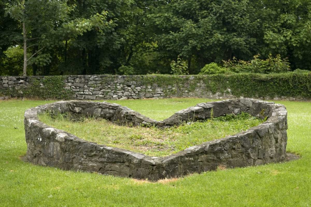 Ireland, Kinvara A heart-shaped stone wall art print by Wendy Kaveney for $57.95 CAD