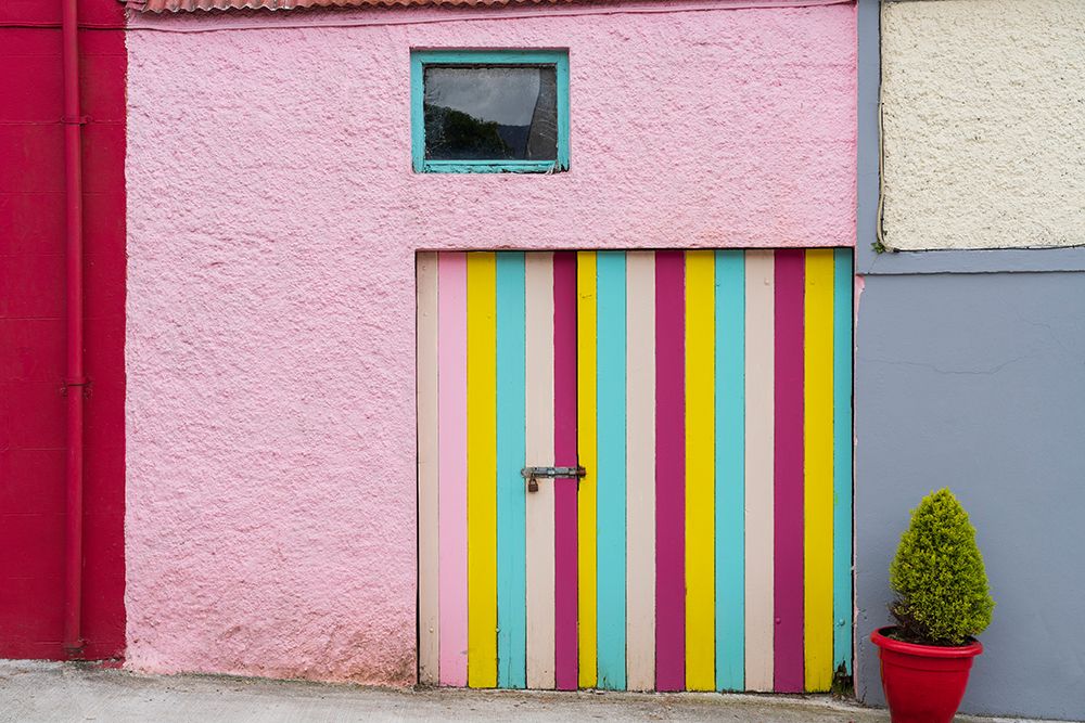 Europe-Ireland-Eyeries-Exterior of colorful house art print by Jaynes Gallery for $57.95 CAD