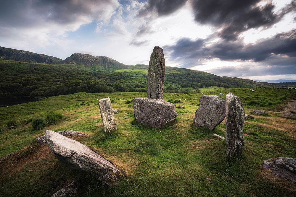 Europe-Ireland-County Kerry-Uragh stone circle art print by Jaynes Gallery for $57.95 CAD