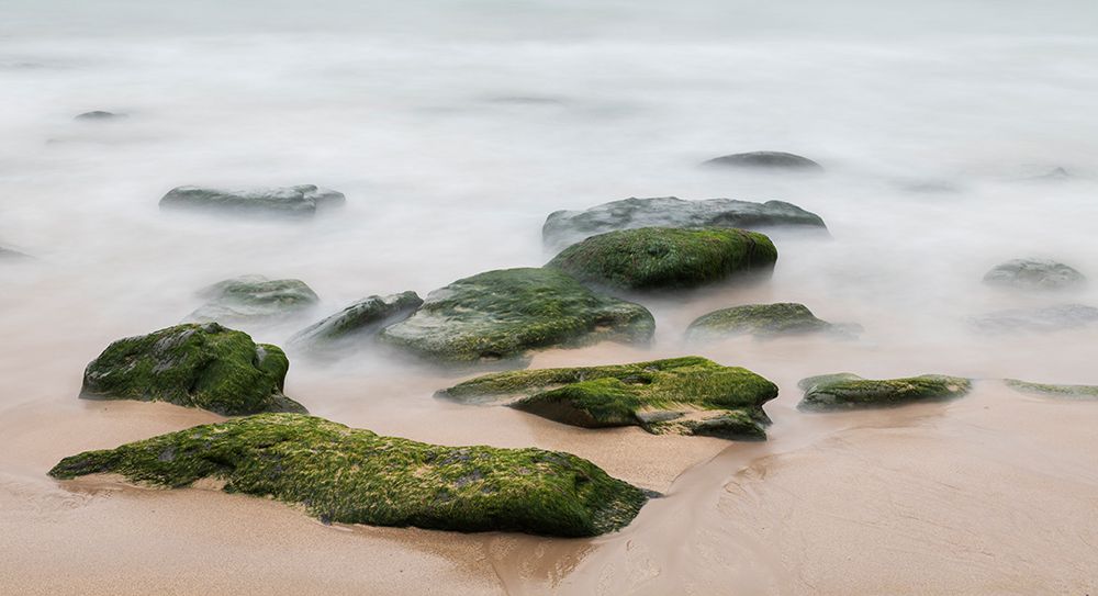 Ireland-Dunquin-Kinnard Beach Abstract of wave froth and rocks on shore art print by Jaynes Gallery for $57.95 CAD