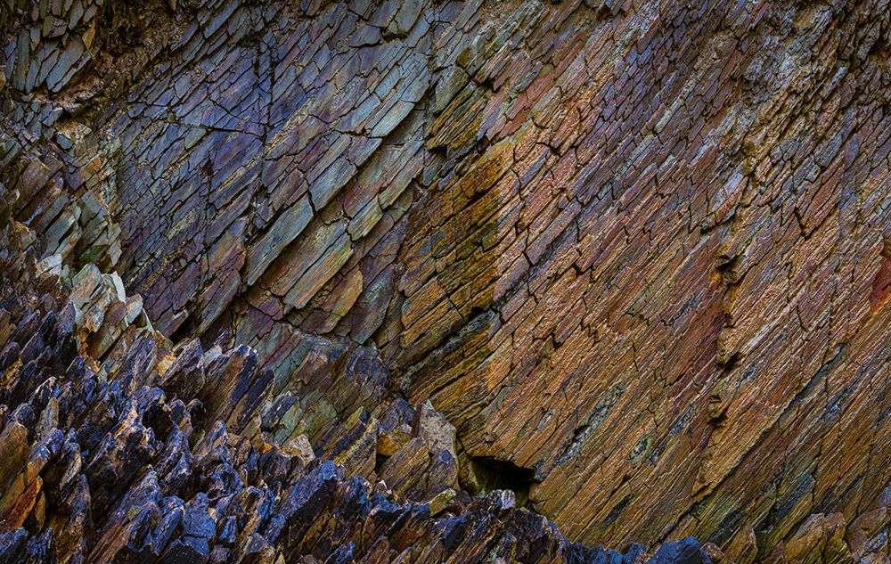 Ireland-Ferriters Cove Close-up of rock face colors art print by Jaynes Gallery for $57.95 CAD