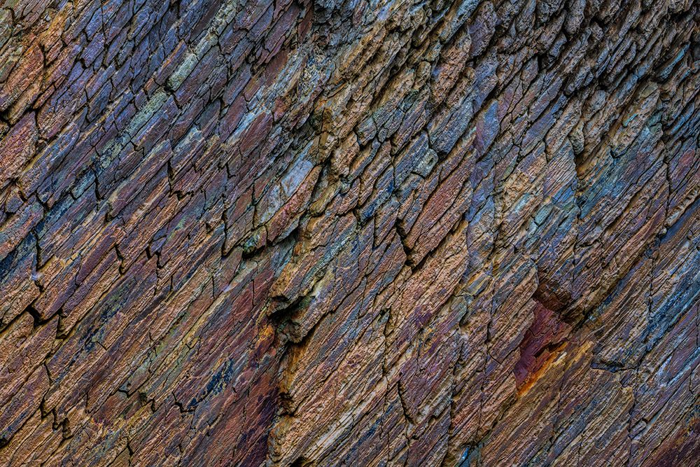 Ireland-Ferriters Cove Close-up of rock face colors art print by Jaynes Gallery for $57.95 CAD