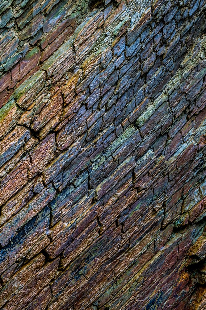 Ireland-Ferriters Cove Close-up of rock face colors art print by Jaynes Gallery for $57.95 CAD