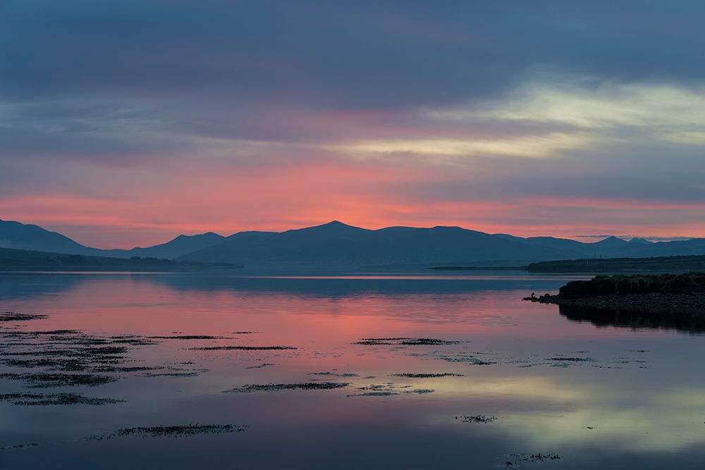Ireland-Portmagee Bay Landscape of sunrise on ocean and mountains art print by Jaynes Gallery for $57.95 CAD