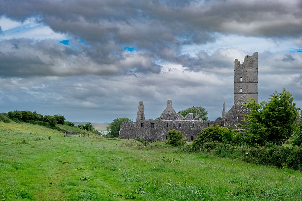 Overview of massive Moyne Abbey-County Mayo-Ireland. art print by Betty Sederquist for $57.95 CAD