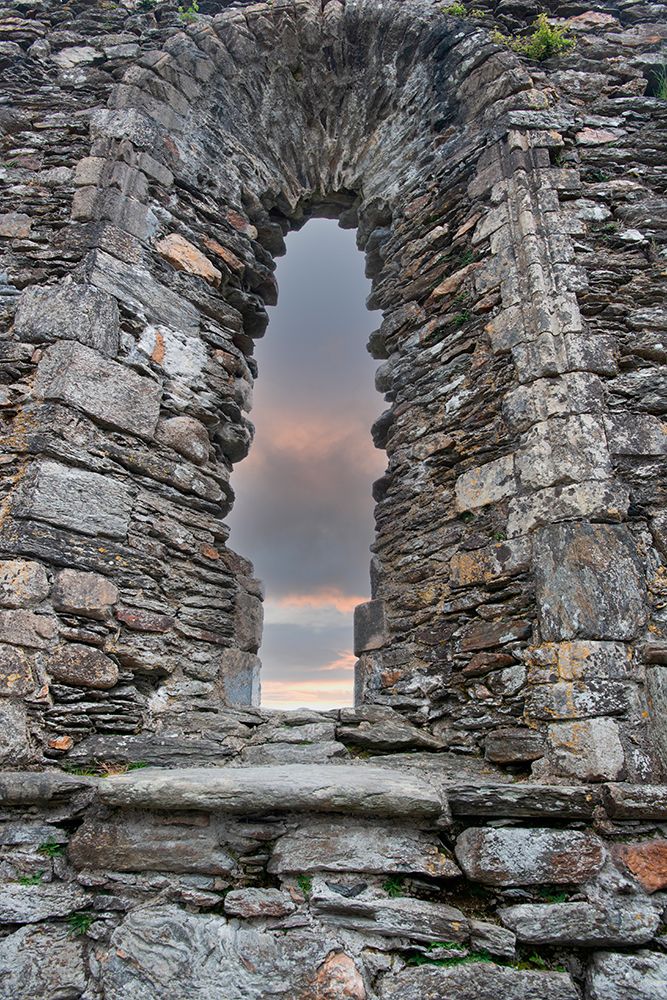 Church window is the centerpiece of the church at Glendalough-Ireland. art print by Betty Sederquist for $57.95 CAD