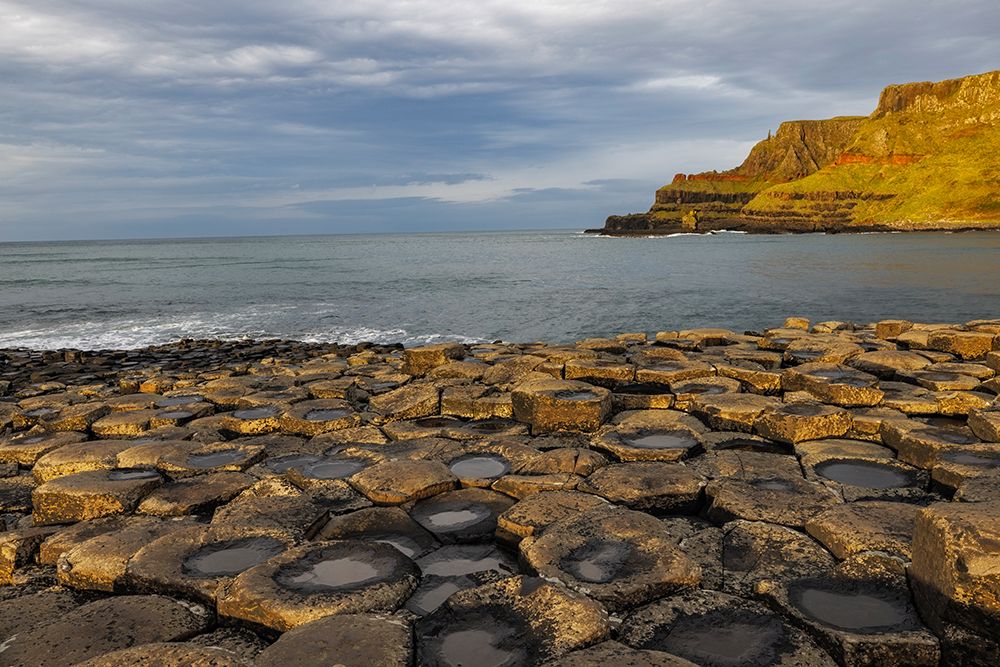 Basalt at the Giants Causeway near in County Antrim-Northern Ireland art print by Chuck Haney for $57.95 CAD