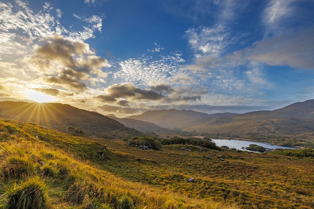 Sunset over Upper Lake Killarney in Killarney National Park-Ireland art print by Chuck Haney for $57.95 CAD