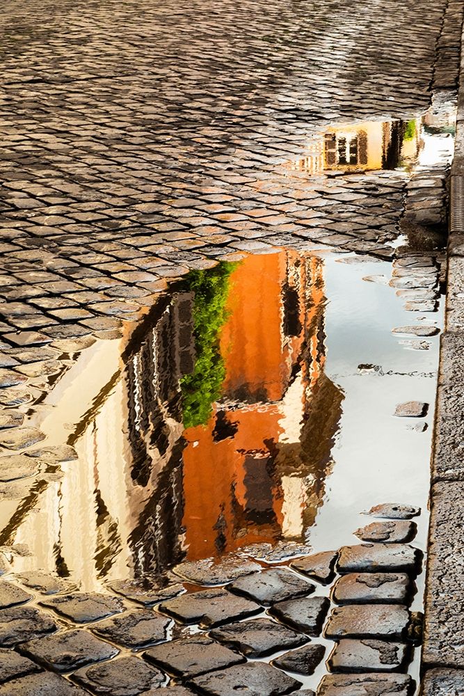 Italy-Rome Via della Penna-side street west of Via Ripetta art print by Alison Jones for $57.95 CAD