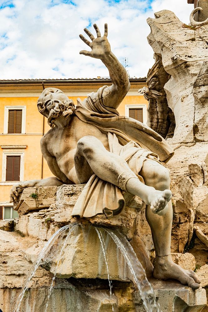 Italy-Rome Piazza Navona-Fountain of the Four Rivers art print by Alison Jones for $57.95 CAD