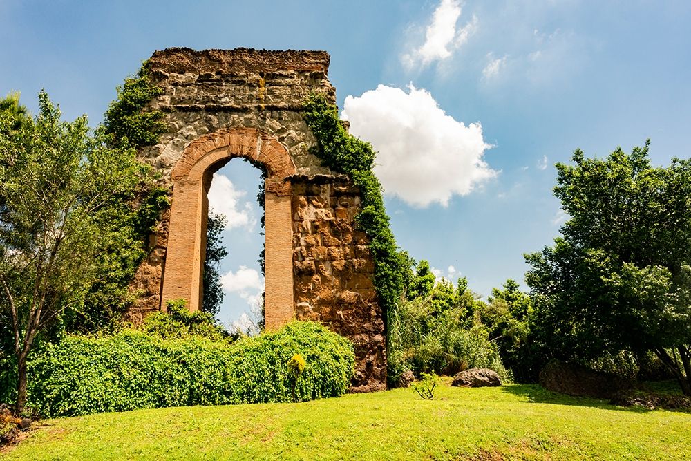 Italy-Rome Parc of the Aqueducts (Parco degli Acquedotti)-Acqua Claudio art print by Alison Jones for $57.95 CAD