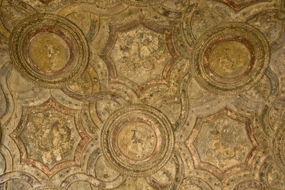 Italy, Pompeii Ceiling of the Stabian Baths art print by Wendy Kaveney for $57.95 CAD