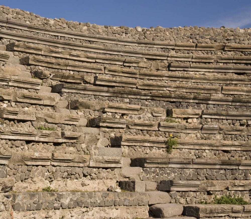 Italy, Campania, Pompeii Small Theater seating art print by Wendy Kaveney for $57.95 CAD