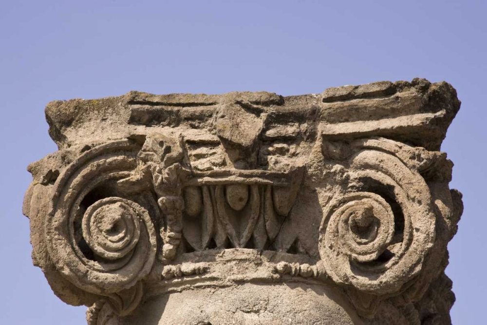 Italy, Pompeii Details of a column pedestal art print by Wendy Kaveney for $57.95 CAD
