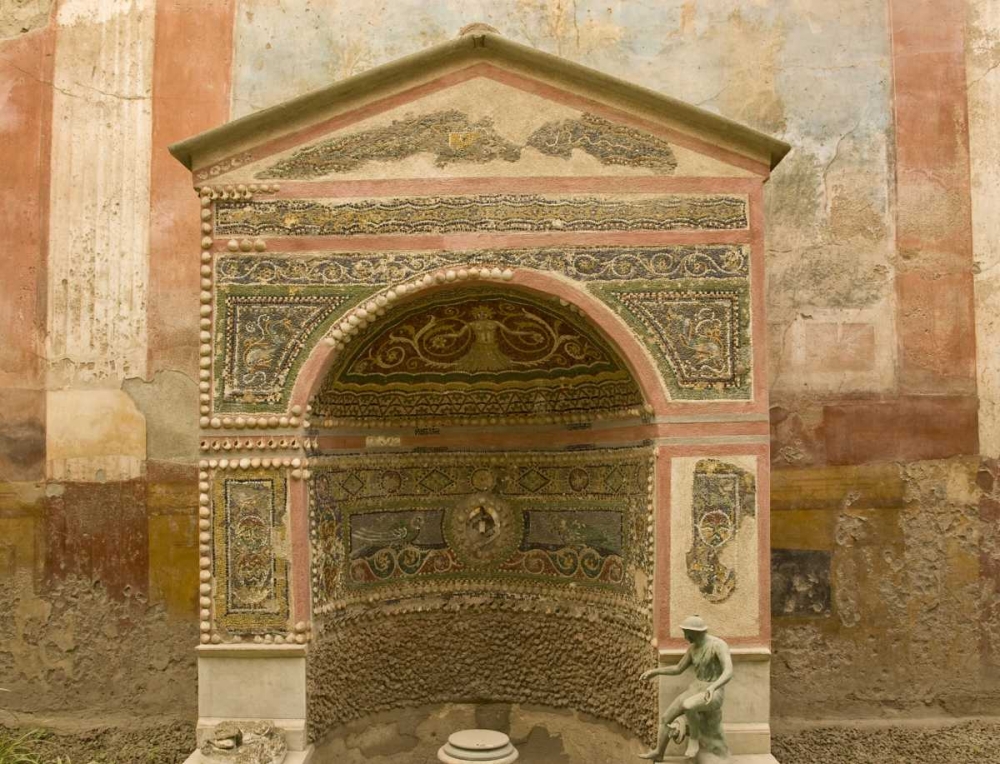 Italy, Campania, Pompeii Mosaic of shells art print by Wendy Kaveney for $57.95 CAD
