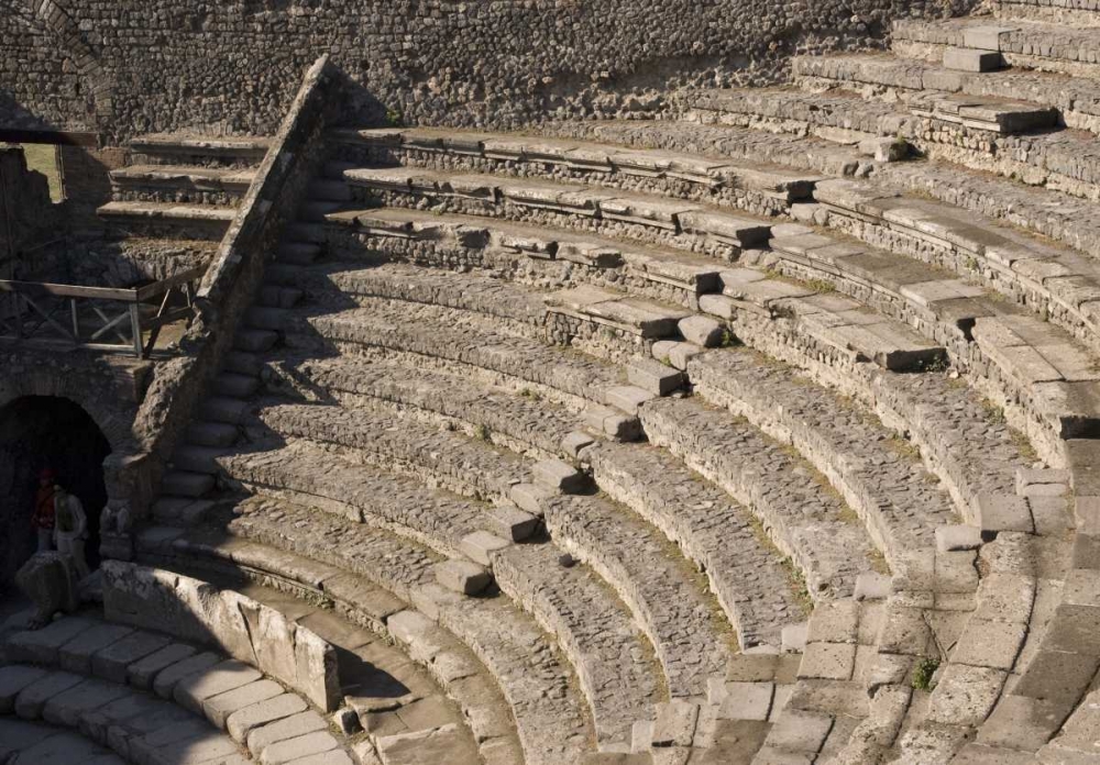 Italy, Campania, Pompeii Small Theater seating art print by Wendy Kaveney for $57.95 CAD