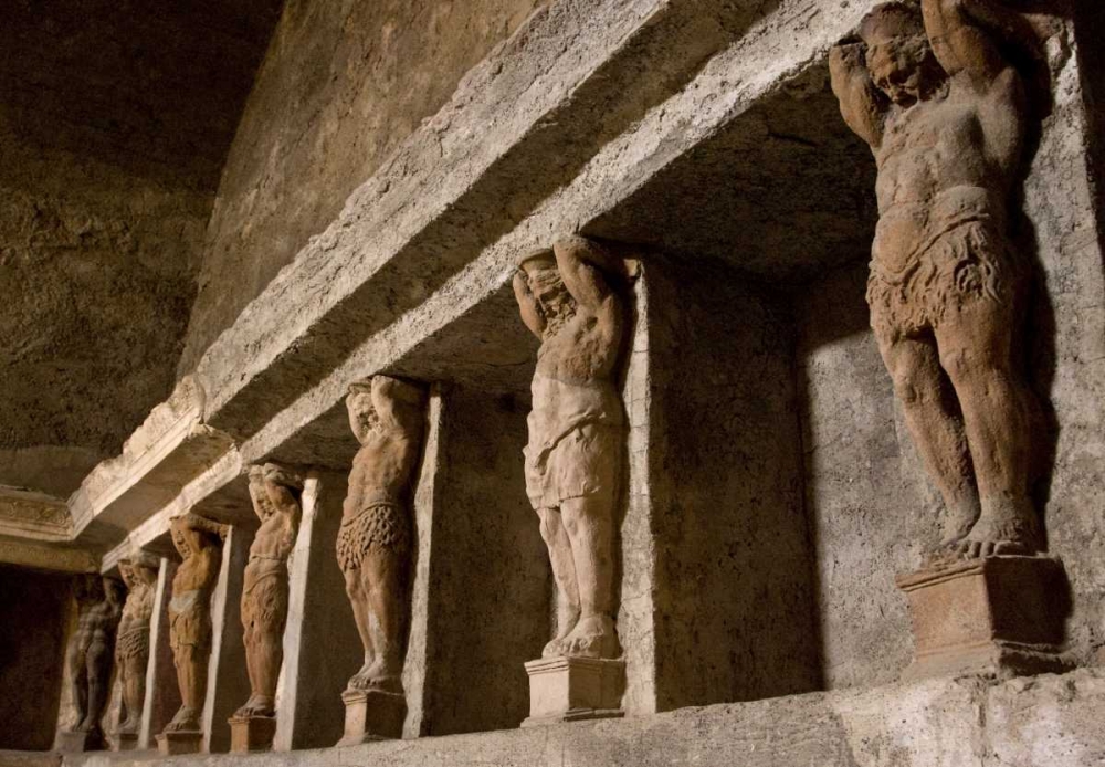 Italy, Campania, Pompeii View of Telamons art print by Wendy Kaveney for $57.95 CAD