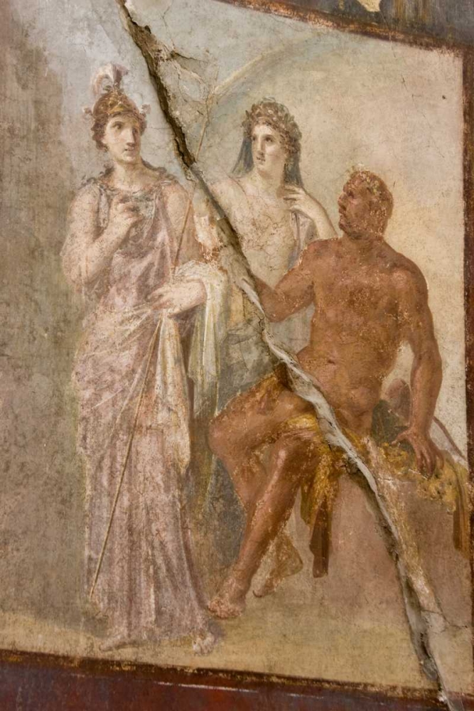 Italy, Campania Fresco in the Hall of Augustals art print by Wendy Kaveney for $57.95 CAD