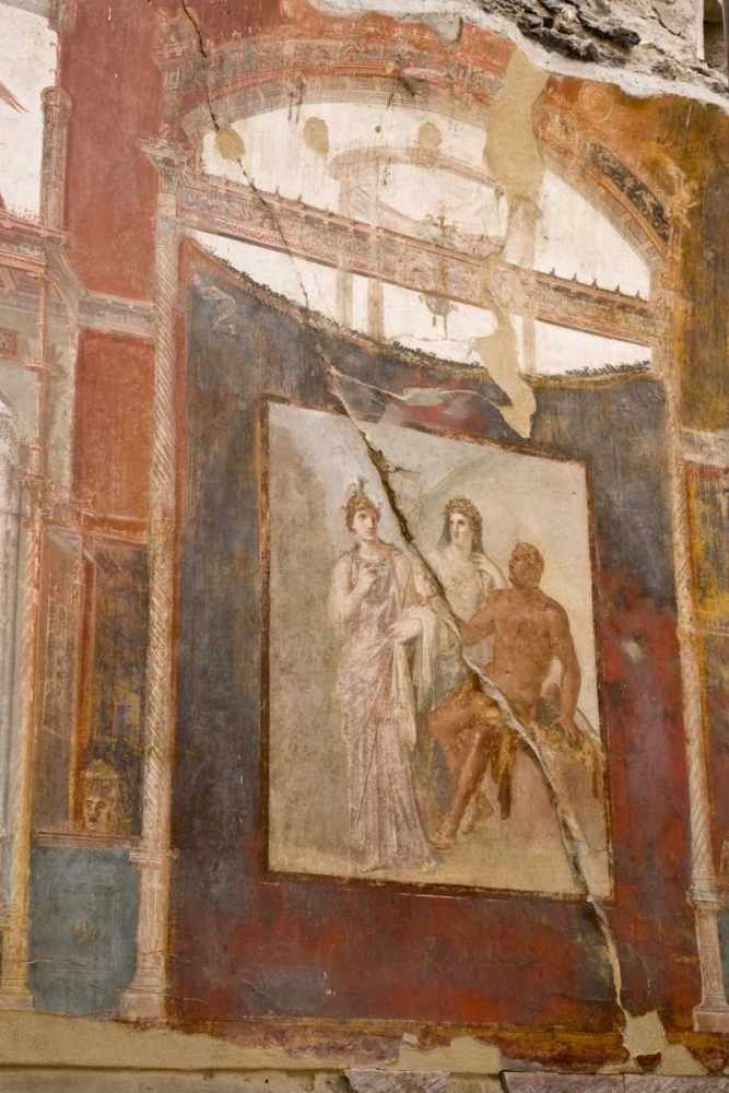 Italy, Campania Fresco in the Hall of Augustals art print by Wendy Kaveney for $57.95 CAD
