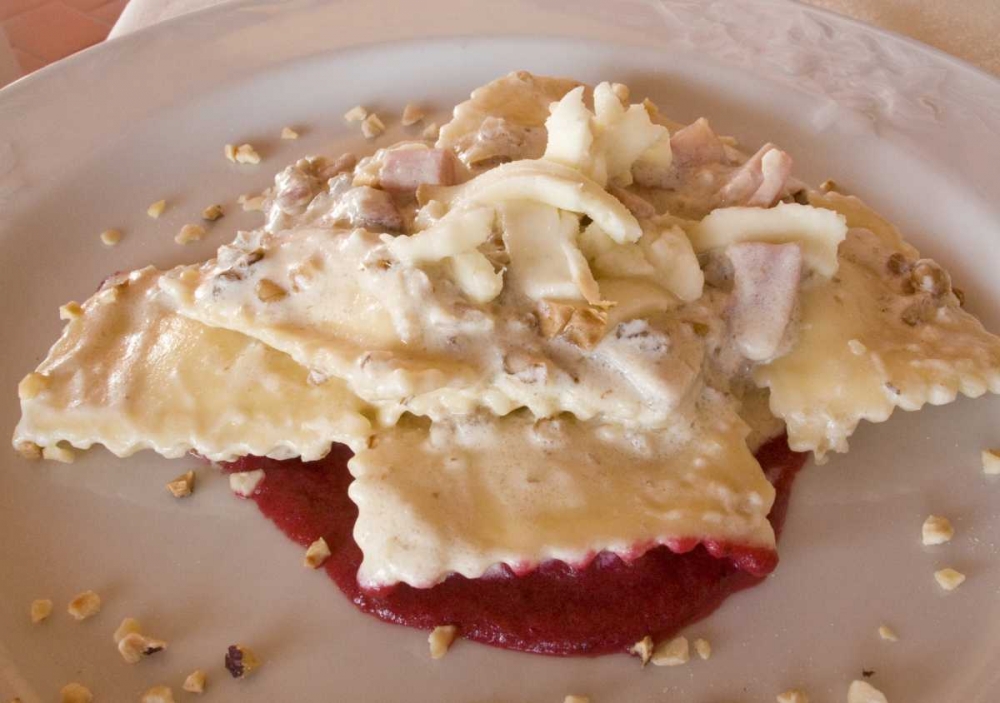 Italy, Naples Ravioli with walnuts and sauce art print by Wendy Kaveney for $57.95 CAD