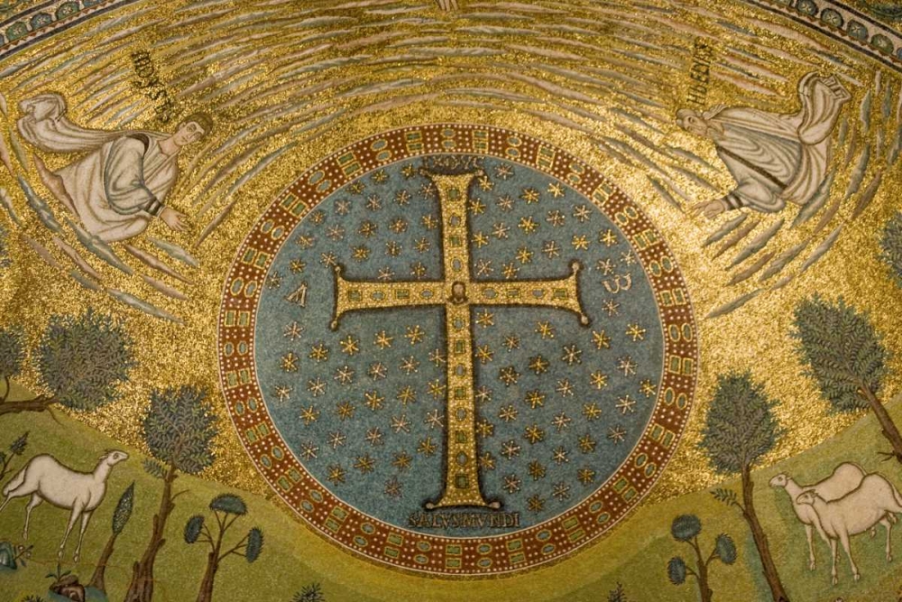 Italy, Ravenna Church of St Apollinare mosaic art print by Wendy Kaveney for $57.95 CAD