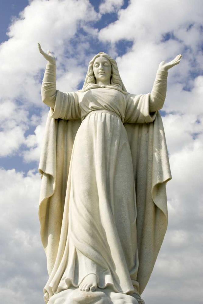 Italy, A statue of Santa Margherita art print by Wendy Kaveney for $57.95 CAD