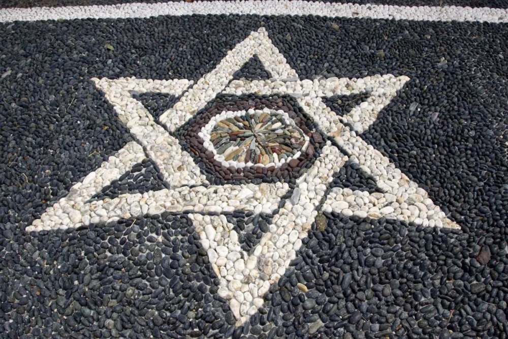 Italy, The Church of St James pebble mosaic art print by Wendy Kaveney for $57.95 CAD