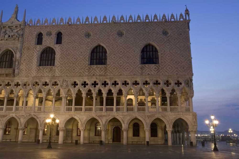 Italy, Venice Doges Palace in early morning art print by Bill Young for $57.95 CAD