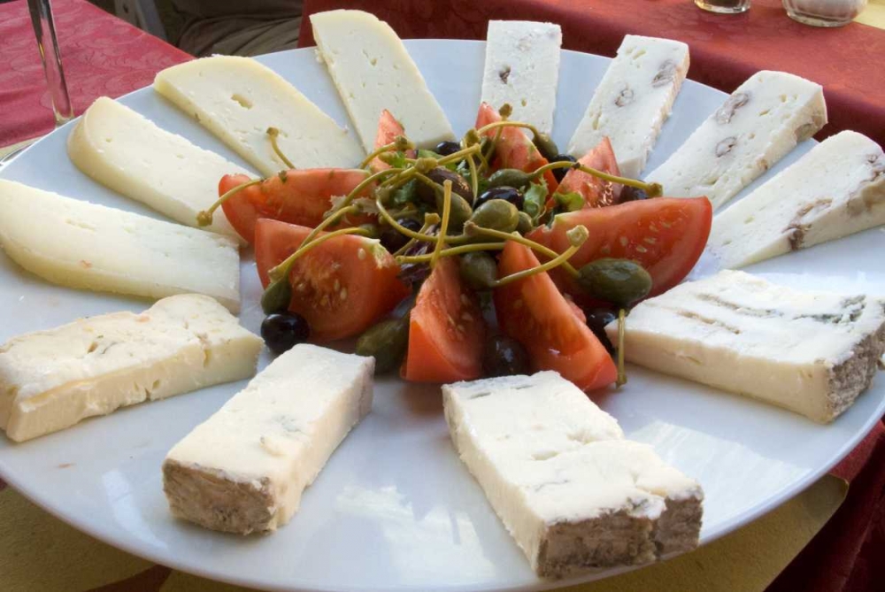 Italy, Vernazza Antipasti dish art print by Wendy Kaveney for $57.95 CAD