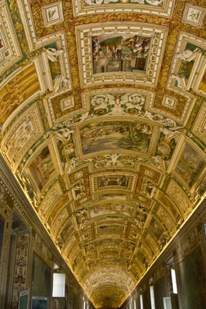 Italy, Rome, Vatican City Art on the ceiling art print by Wendy Kaveney for $57.95 CAD