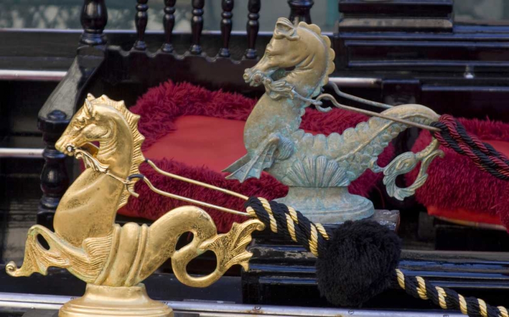 Italy, Venice Ornate holders for docking ropes art print by Wendy Kaveney for $57.95 CAD