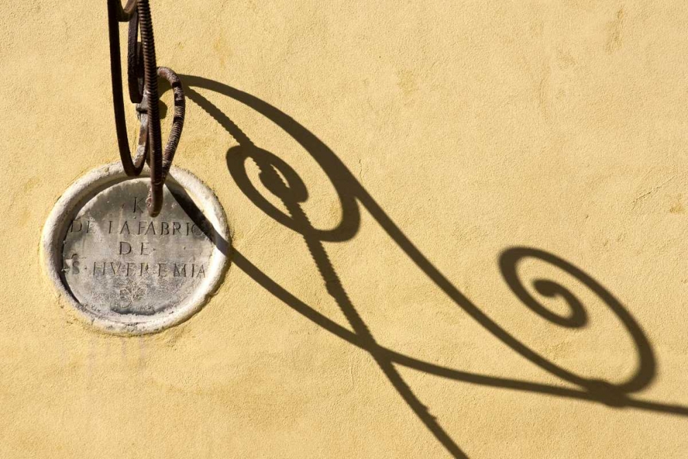 Italy, Venice Abstract street light with shadows art print by Wendy Kaveney for $57.95 CAD