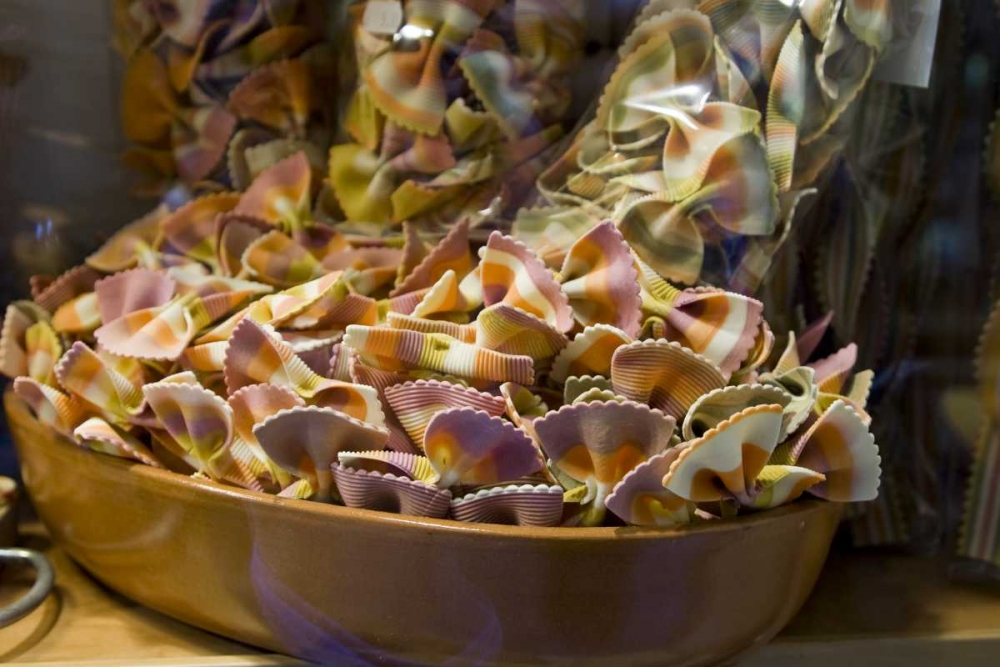 Italy, Venice A bowl of colorful pasta bow ties art print by Wendy Kaveney for $57.95 CAD