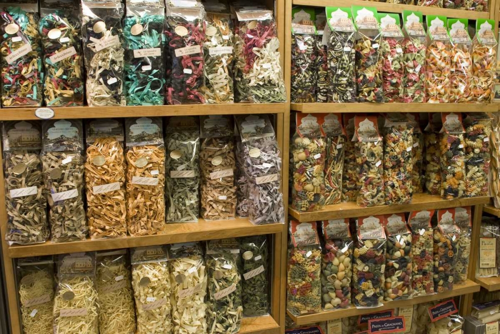 Italy, Venice Store shelves filled with pastas art print by Wendy Kaveney for $57.95 CAD