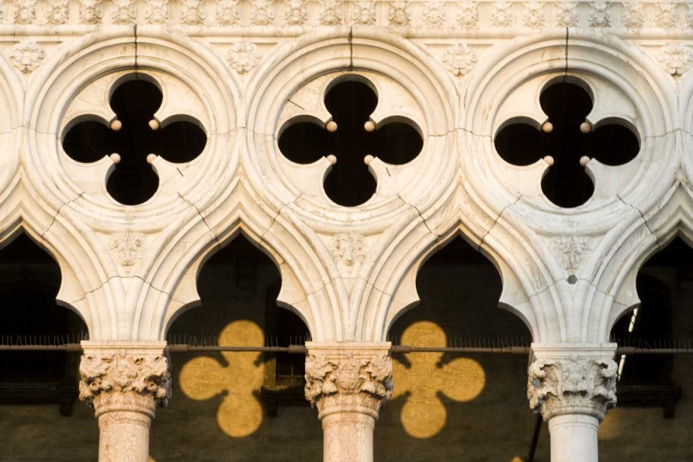 Italy, Venice Interior wall of Doges Palace art print by Wendy Kaveney for $57.95 CAD