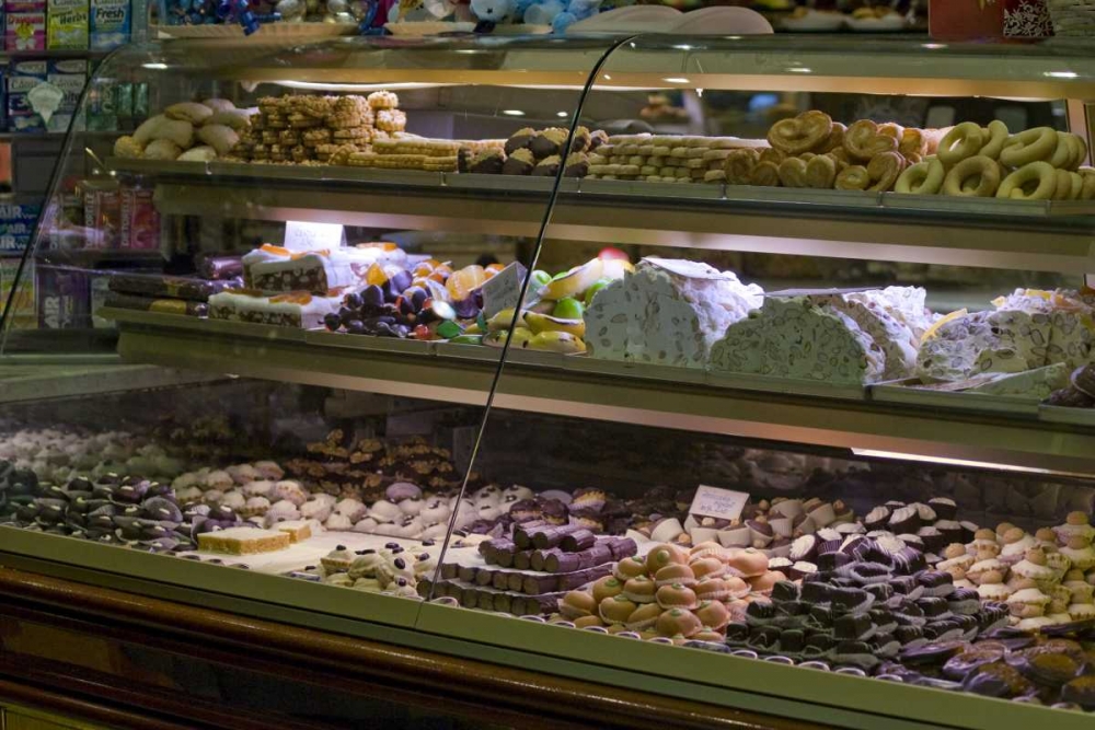 Italy, Venice Display case filled with pastries art print by Wendy Kaveney for $57.95 CAD