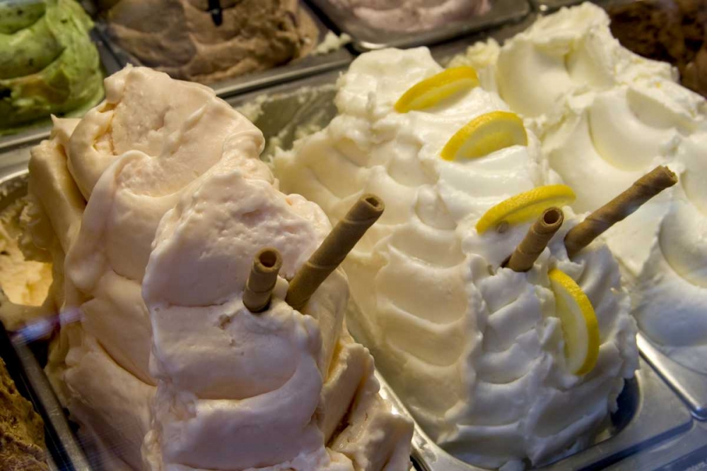 Italy, Venice Gelato or Italian ice cream art print by Wendy Kaveney for $57.95 CAD