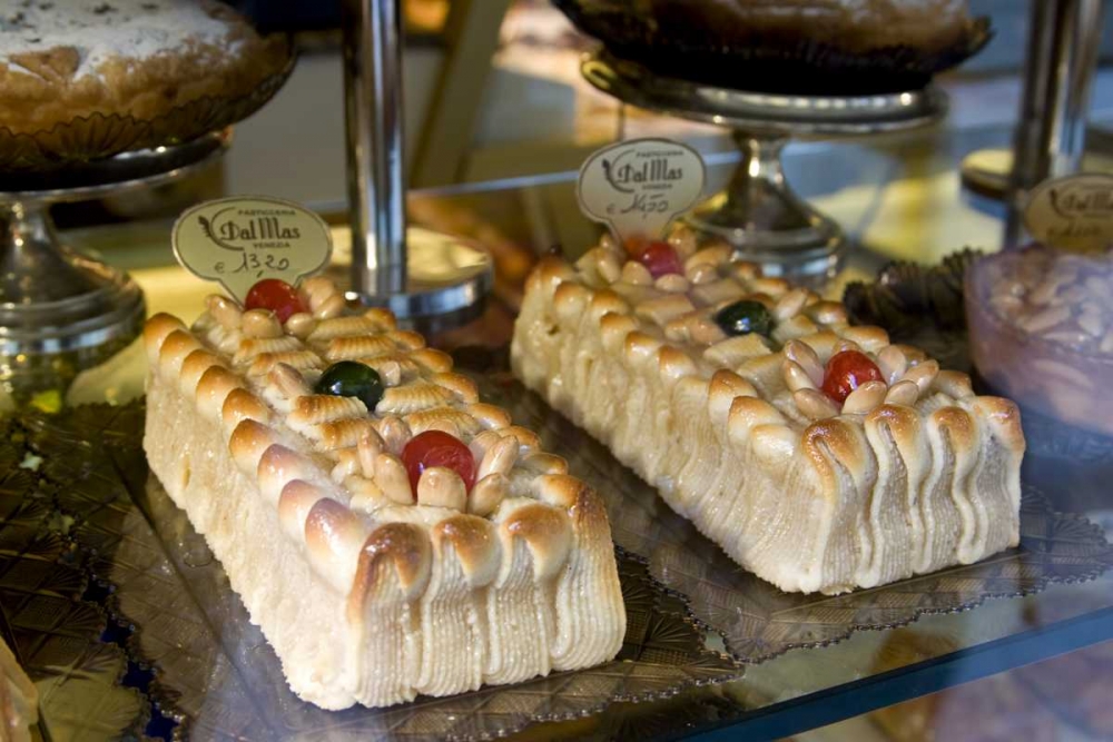 Italy, Venice Cakes in a bakery window display art print by Wendy Kaveney for $57.95 CAD
