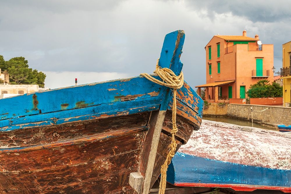 Palermo Province-Santa Flavia Small fishing boats in the fishing village of Santa Flavia art print by Emily Wilson for $57.95 CAD