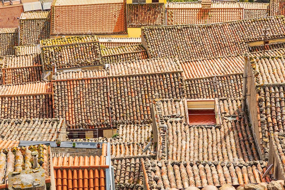 Palermo Province-Gangi View over the rooftops in the town of Gangi in the mountains of Sicily art print by Emily Wilson for $57.95 CAD