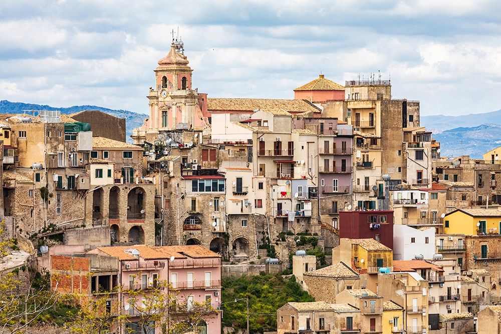 Enna Province-Centuripe The ancient hill town of Centuripe in eastern Sicily art print by Emily Wilson for $57.95 CAD